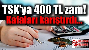 TSK personeline 2018 yan ödeme kararnamesi ile 400 TL zam