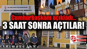 Türkiye'nin ilk seçim merkezi Buca'da açıldı