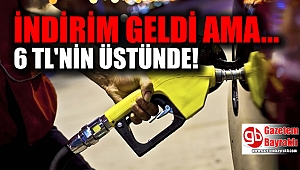 6 Tl'lik Benzine 5 kuruşluk indirim
