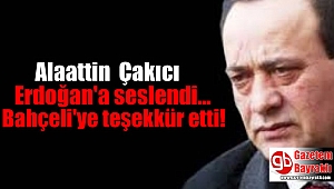 Alaattin Çakıcı'dan