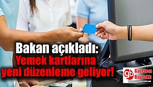 Bakan açıkladı: Yemek kartlarına yeni düzenleme geliyor