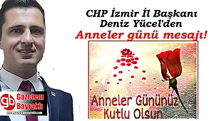 CHP İl Başkanı Deniz Yücel'den Anneler günü mesajı