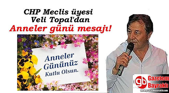 CHP Meclis üyesi Veli Topal'dan Anneler günü mesajı