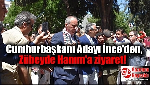 Cumhurbaşkanı Adayı İnce'den, Zübeyde Hanım'a ziyaret