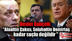 Devlet Bahçeli: