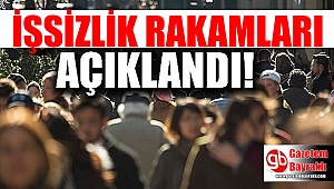 İşsizlik rakamları açıklandı