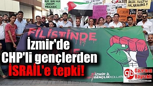 İzmir'de CHP'li gençlerden protesto