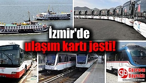 İzmir'de ulaşım kartı jesti