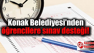 Konak Belediyesi'nden öğrencilere destek