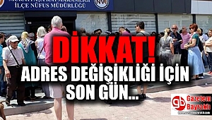 Oy kullanabilmek için Adres değişikliği yapacaklar dikkat