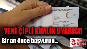Yeni çipli kimlik uyarısı