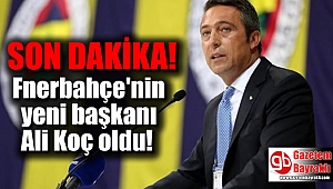 Fenerbahçe'nin yeni başkanı Ali Koç oldu