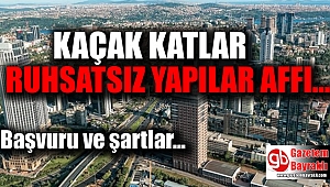 İmar affı başvuru tarihleri ve şartları