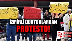 İzmir'de acil hekimine saldırıya protesto