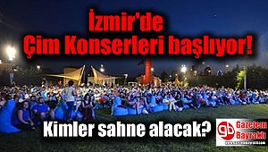 İzmir'de Çim Konserleri başlıyor