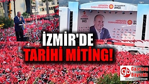 İzmir'de Muharrem İnce mitingi