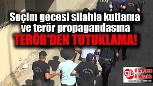 İzmir'de seçim kutlamalarında 'terör' propagandası yapan 2 kişi tutuklandı