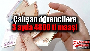 Öğrencilere 3 Aylık Yaz Tatilinde 4 Bin 800 TL Ödenecek