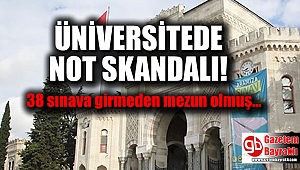 Üniversitede not skandalı