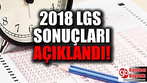 2018 LGS sonuçları açıklandı