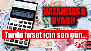 Borç Yapılandırma İçin Bugün Son Gün