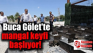 Buca Gölet'te mangal keyfi başlıyor