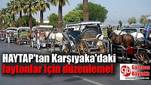HAYTAP, Karşıyaka'daki faytonlar hakkında düzenleme talep etti