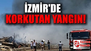 İzmir'de gemi dönüşüm bölgesinde yangın