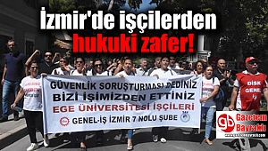 İzmir'de işçilerden hukuki zafer