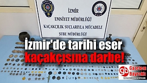 İzmir'de tarihi eser kaçakçısına darbe