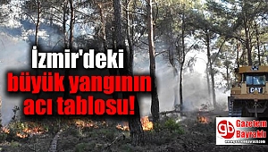 İzmir'deki büyük yangının acı tablosu