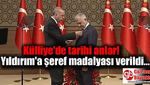 Külliye'de tarihi anlar: Yıldırım'a şeref madalyası verildi