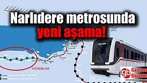 Narlıdere metrosunda yeni aşama