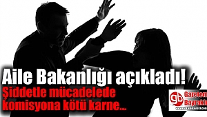 Şiddetle mücadelede komisyona kötü karne