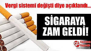 Sigaraya zam geldi