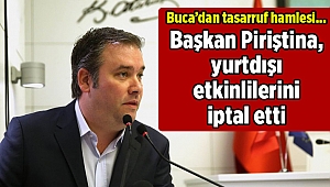 Başkan Piriştina, iki yurtdışı etkinliğini iptal etti