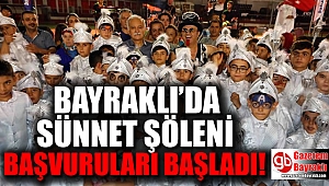 Bayraklı'da sünnet şöleni başvuruları başladı