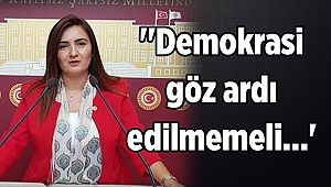 ''Demokrasi göz ardı edilmemeli...'