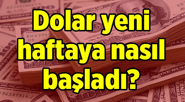 Dolar yeni haftaya nasıl başladı?