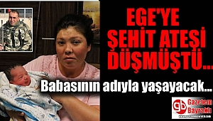 Hamileyken eşi şehit olan kadın, bebeğine babasının adını verdi