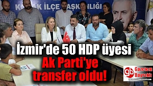 İzmir'de 50 HDP üyesi Ak Parti'ye transfer oldu