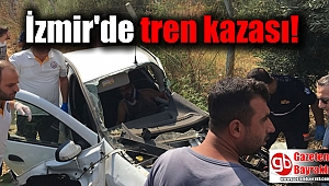 İzmir'de tren kazası
