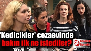 'Kedicikler' cezaevinde bakın ilk ne istediler
