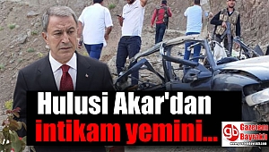 Milli Savunma Bakanı Hulusi Akar'dan intikam yemini