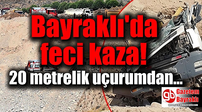 Bayraklı'da feci kaza