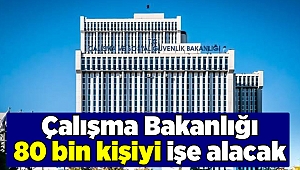 Çalışma Bakanlığı 80 bin kişiyi işe alacak