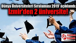 Dünya Üniversiteleri Sıralaması 2019’ açıklandı: İzmir'den 2 üniversite