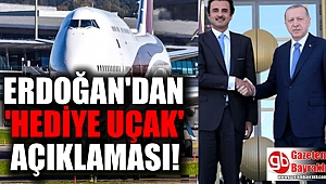 Erdoğan'dan 'hediye uçak' açıklaması