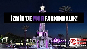 İzmir'de mor farkındalık