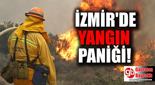 İzmir'deki yangın korkuttu